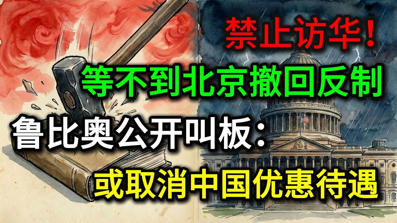 不在访华名单！迟迟等不到北京撤回反制，鲁比奥公开叫板：或取消中国优惠待遇