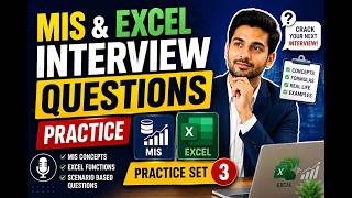 Excel & MIS Interview Questions with Answers | Practice Set 3 | Job Interview Preparation