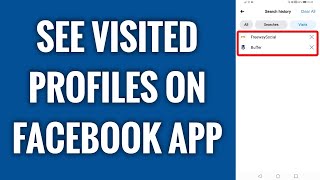 How To See Visited Profiles On Facebook App screenshot 4