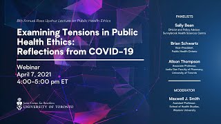 Examining Tensions in Public Health Ethics: Reflections from COVID-19