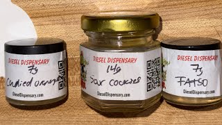 Diesel Dispensary Rosin ZIP/flower Rosin press (WHITE CHOCOLATE CHIP THCA KING)