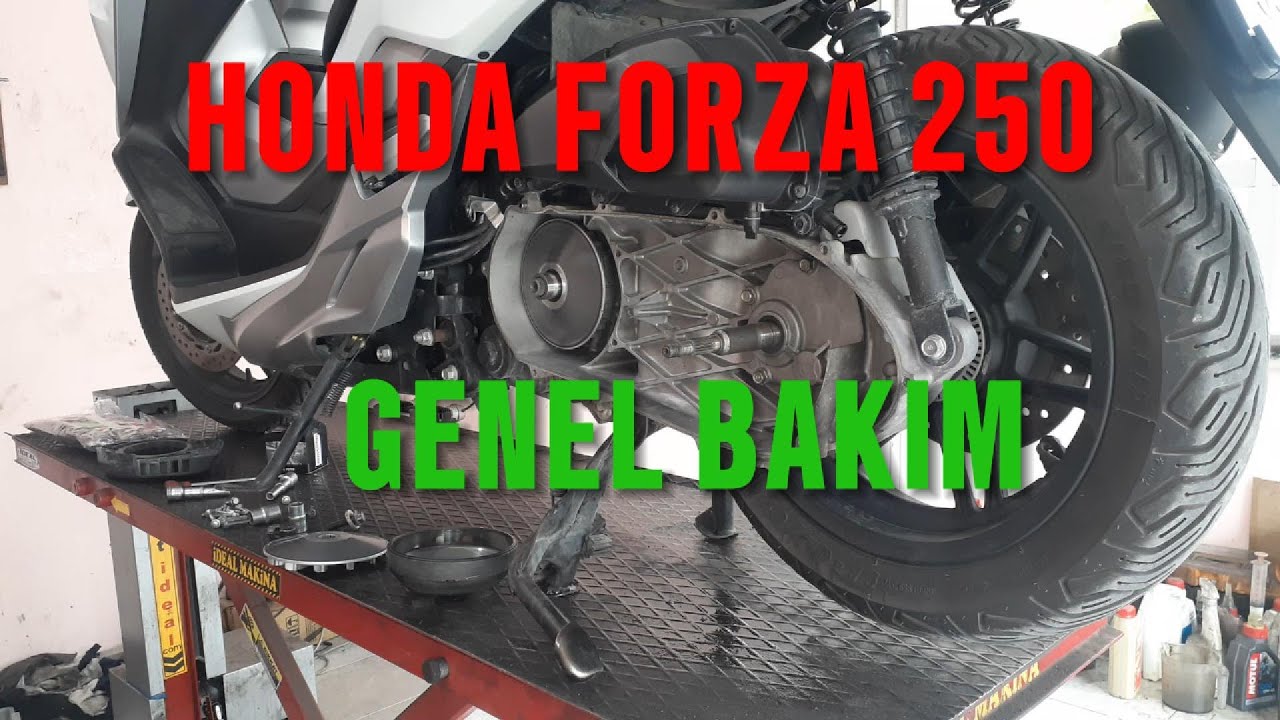 HONDA FORZA 250 GENEL BAKIM