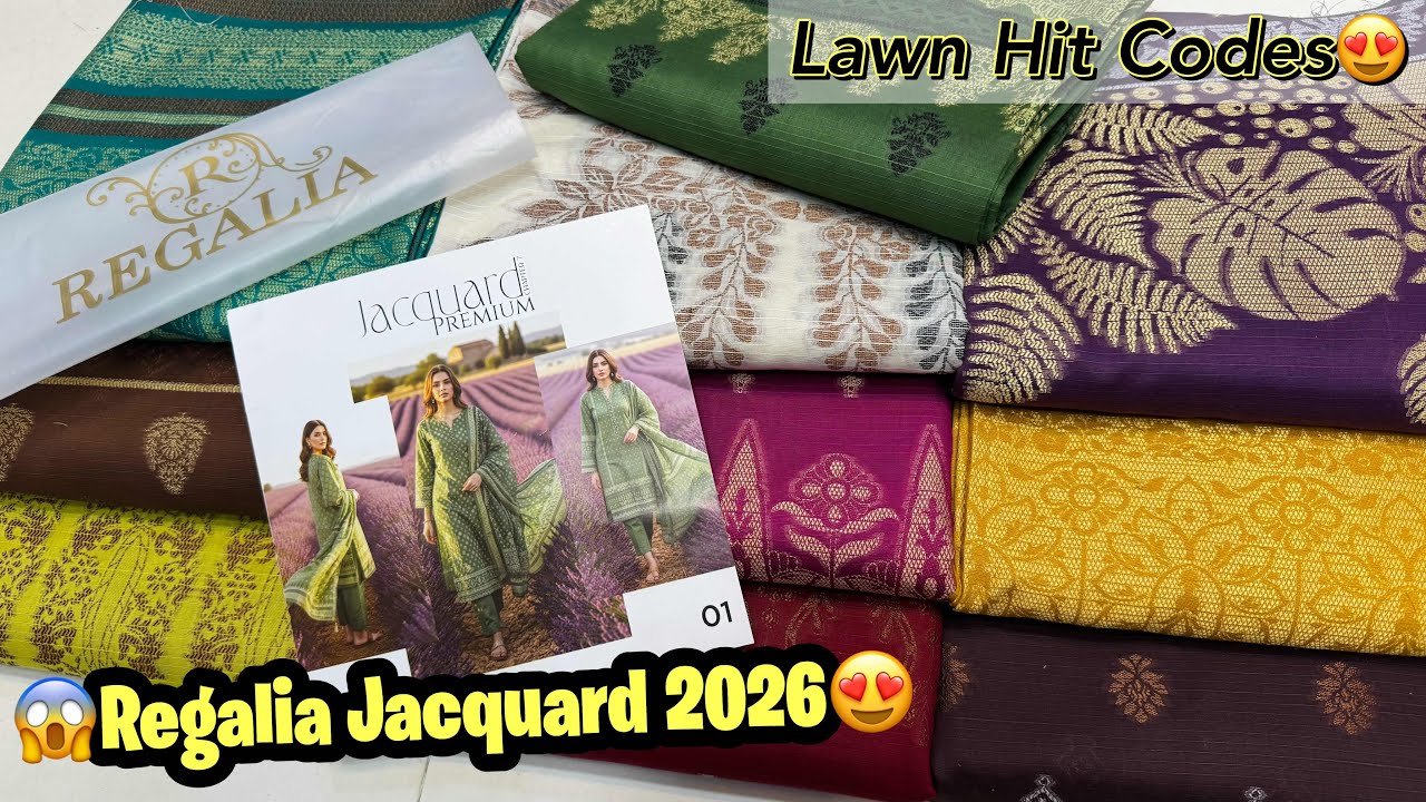 Original Regalia Jacquard | Jacquard New Collection 2026 | Regalia Textile | Cloth Point 