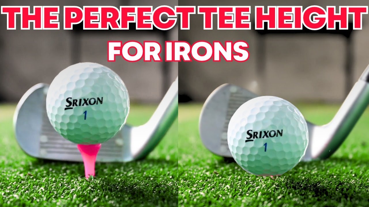 Hit Your Irons Further Should You Tee Up Your Irons? Golf Tips YouTube