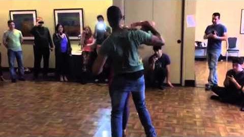 Marc & Xtine B zouk demo at Vancity SBK