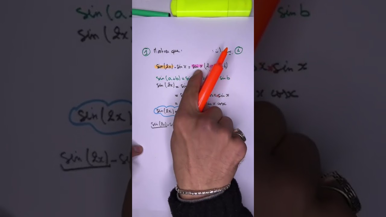 Live 4 calcul trigonométrique الحساب المثلثي 