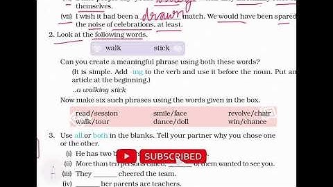 Class 8 Honeydew Chapter 7 Working With Language A Visit to Cambridge