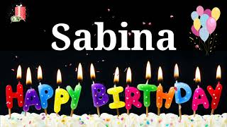 HAPPY BIRTHDAY SABINA || Happy Birthday Sabina Whatsapp Status || Happy Birthday Sabina Ji