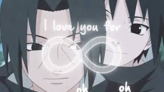 James Young — Infinity audio edit | Sasuke and Itachi sad edit | amv edit