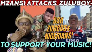 SOUTH AFRICANS TURNING AGAINST ZULUBOY AS HE ASKS FOR SUPPORT OF HIS MUSIC.#jacintangobese #actionsa