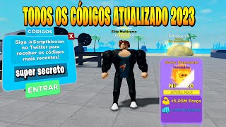 CORRE!! TODOS OS CÓDIGOS DO MUSCLE LEGENDS ATUALIZADO 2023 (Roblox) screenshot 3