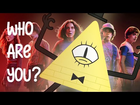 I put bill cipher on stranger things (season 4 spoilers)