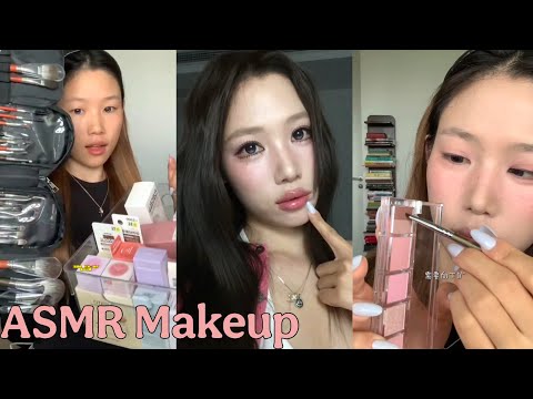 ASMR Makeup & Skincare tutorial 🎀 Satisfying Videos ♡ Aesthetic ✨️