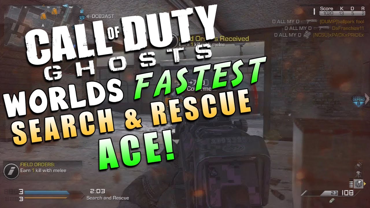 snorkeling in boracay Call of Duty: Ghosts FAST Search & Rescue ACE! | DALLMYD