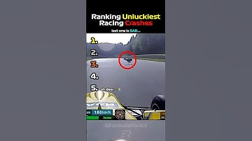 Ranking Unluckiest Racing Crashes! 🤦‍♂️💥
