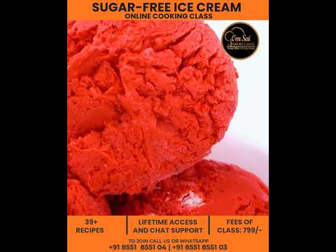 Sugar-Free Ice Creams at Home 🍨✨ 39+ Recipes in One Class! #SugarFreeIceCream #IceCreamClass
