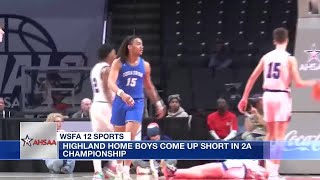 Highland Home boys fall in Class 2A basketball championship