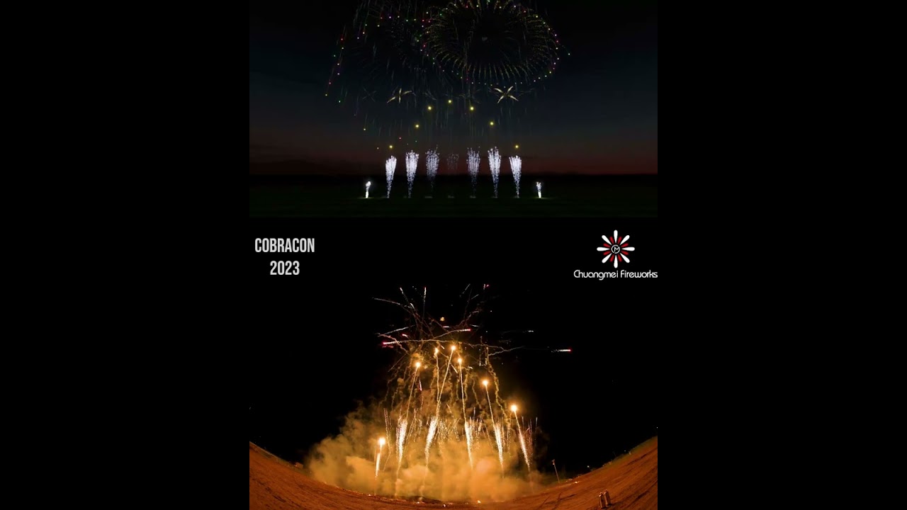 Chuangmei Fireworks- CobraCon 2023 Simulation & Actual Scene