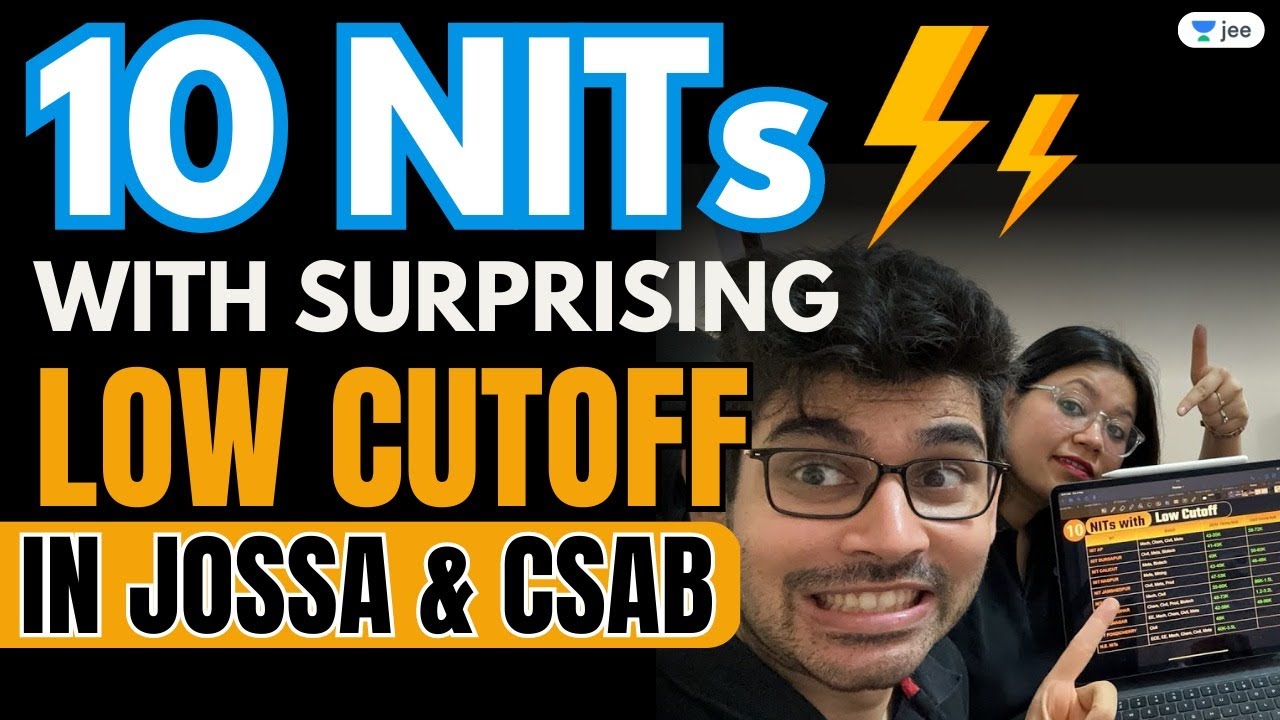 10 NITs with Surprising LOW CUTOFF in JOSSA and CSAB 