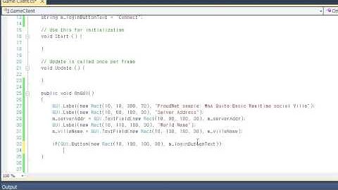 Social game programming footage 1 client to server connection client