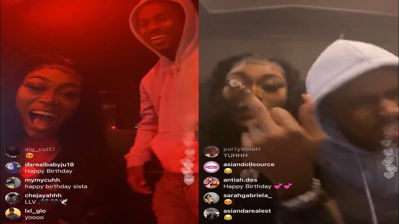 ASIAN DOLL LIVE WITH POPP HUNNA (CORVETTE CORVETTE) ON HER BIRTHDAY! 🥳