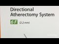 Directional atherectomy balloon angioplasty  stenting of a severe restenosis