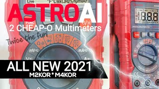 AstroAI M2KOR & M4KOR CHEAP-O Multimeter Review & Teardown!