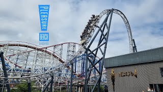 Un parc d'attraction en bord de mer Blackpool Pleasure Beach