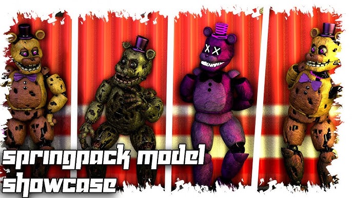 Fredbear and Golden Freddy! (models made by me) : r