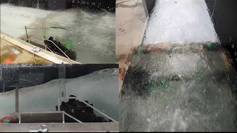 A composite breakwater under tsunami attack