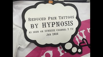 Hypno Ink. Demonstrating Hypnosis for Pain Free Tattooing at the SE QLD Tattoo & Arts Exhibition