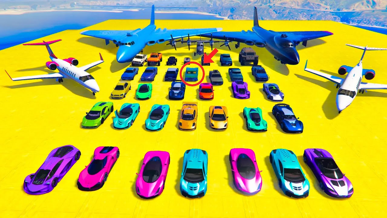 GTA 5 Insane Crazy Mega Ramp Super Cars 2026 Unlimited Speed 
