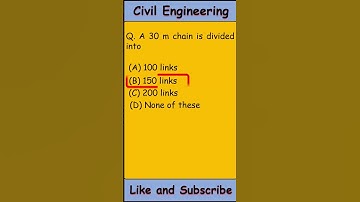 Civil engineering objective questions | Surveying objective questions and answers | #shorts