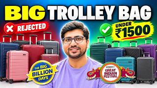 Only ₹1500 Trolley Bag 🔥 Best Trolley Bag Under ₹1500 in India 2026 💼 screenshot 2