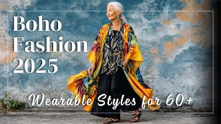 TOP BOHO SUMMER FASHION TRENDS in 2025 for WOMEN 60+: Chic & Wearable