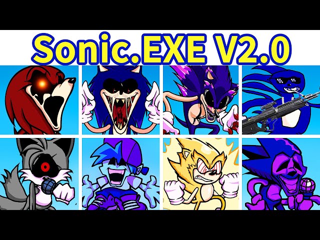 FNF VS Sonic.exe 2.0 - Play FNF Mod Online & Unblocked