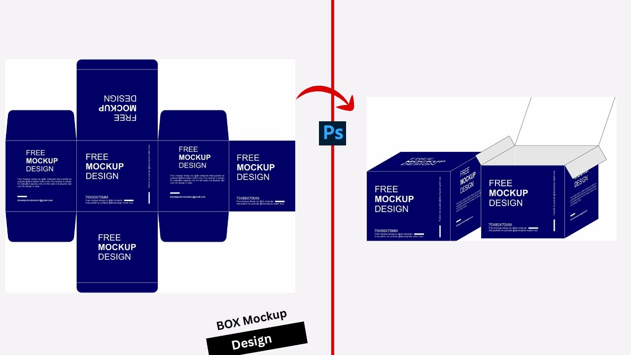Box packaging design in Corel draw #coreldraw #tutorial - YouTube