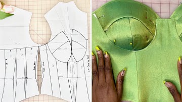HOW TO: DRAFT A CORSET PATTERN #diycorsetpattern