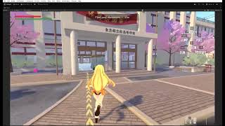 Anime School Life Simulator With Claude Code AI #indiedev #unity #ai