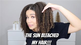 Chitchat GRWM: My Hair is Sun Damaged 😭  Why I've Been M.I.A | Natural Hair | Lyasia in the City