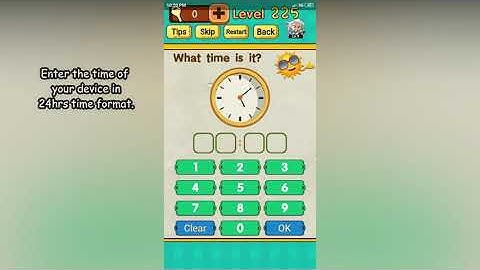 Mr Brain Level 225 What time is it?