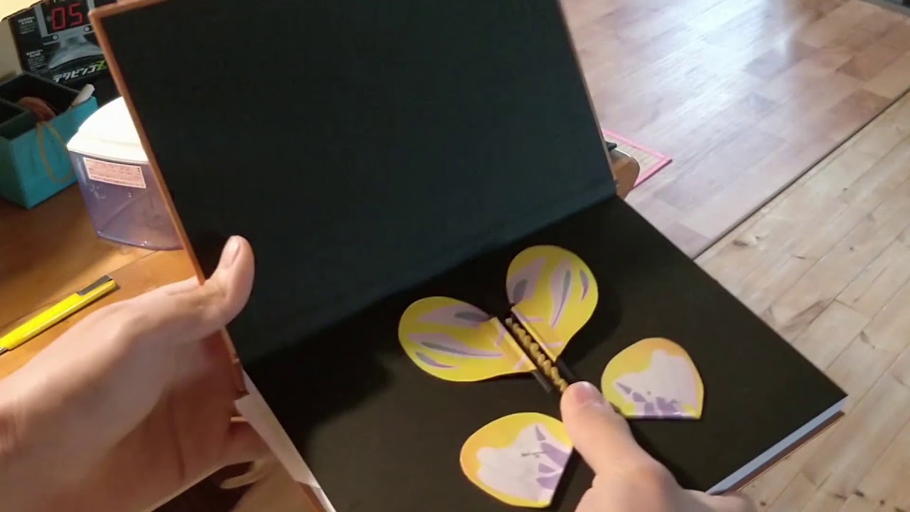 本を開けると飛び出る蝶々 びっくりおもちゃドッキリハプニングが凄すぎる Youtube