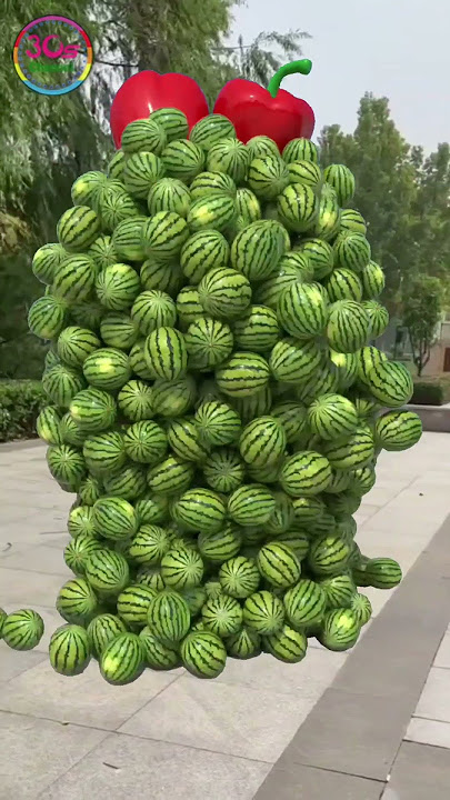 Create humanoid fruit and vegetable characters๐ง๐๐ that can stand up and attack each other...