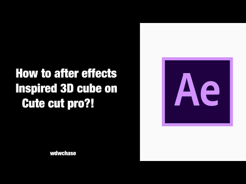 After effects inspired 3D cube on ccp?!