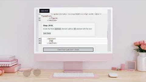 Learn HTML by Building a Cat Photo App - Step 34