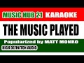 The music played karaoke with lyrics  matt monro  audio
