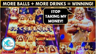 HOW MANY KRONOS BALLS DO I GET?!?! WINNING STREAK ON KRONOS UNLEASHED SLOT MACHINE