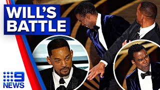 Will Smith apologises to Chris Rock over ‘out of line’ Oscars slap | 9 News Australia