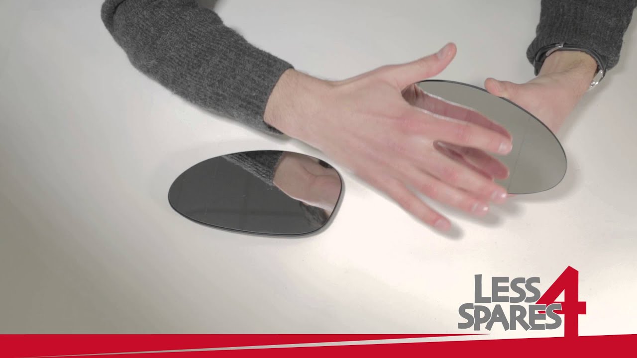 Replacement wing door mirror glass for BMW Z4 20022008 YouTube