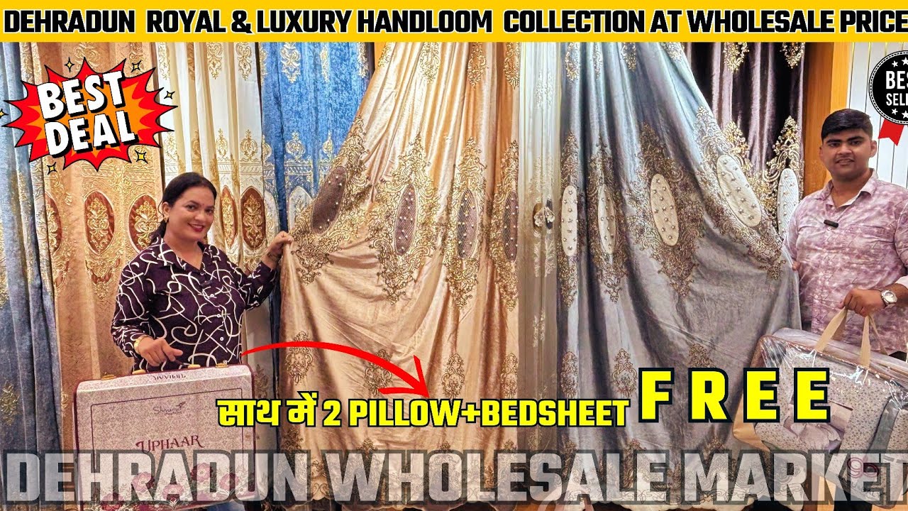 Dehradun Best Handloom Wholesale Bazaar| Royal Luxury& Premium Collection at Diwali Festival Dhamaka